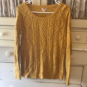 Gold sweater